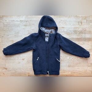 Halfen Wool Hooded Jacket - 100 % Wool. - Made in Germany